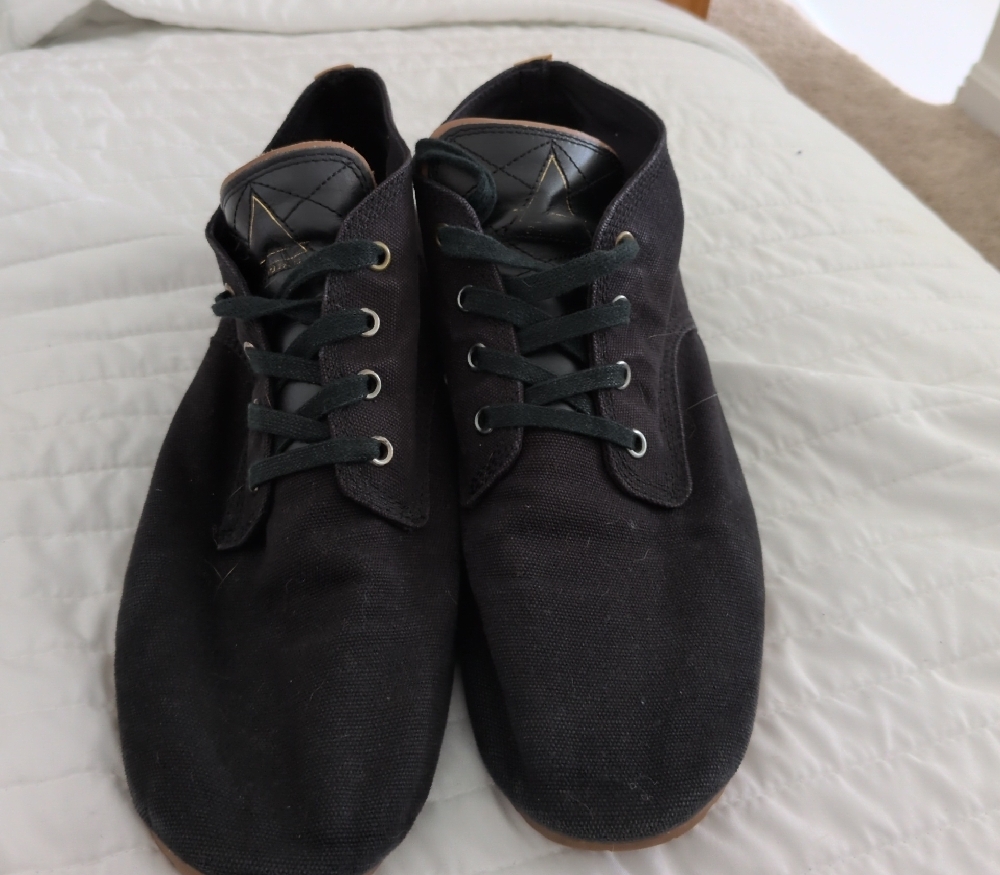 Unisex Eleven Paris Black Canvas Shoes
